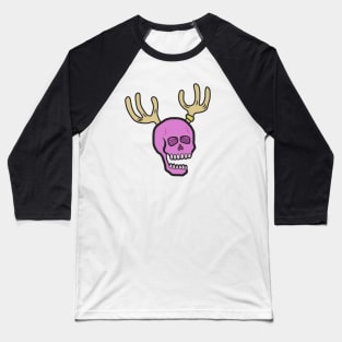 Deer antler skull Baseball T-Shirt